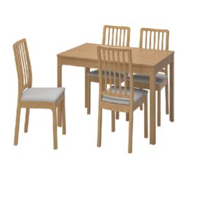 EKEDALEN / EKEDALEN Table and 4 chairs