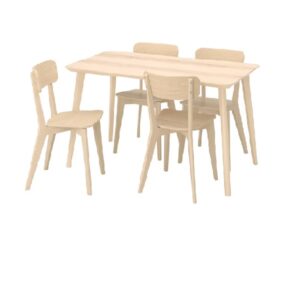 LISABO / LISABO Table and 4 chairs