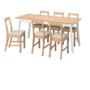 PINNTORP / PINNTORP Table and 6 chairs